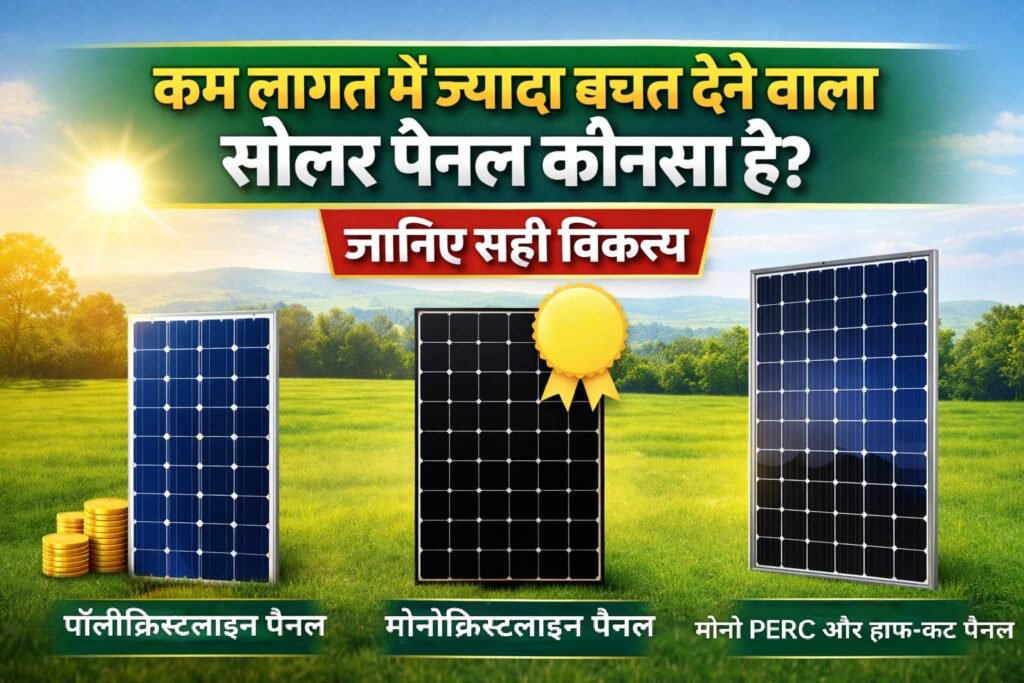 Solar panels that offer high savings at low cost