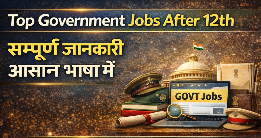 10 Government Jobs After 12th in India 2026