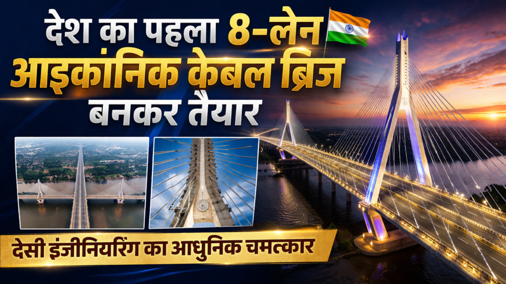 First 8 Lane Cable Stayed Bridge Ready