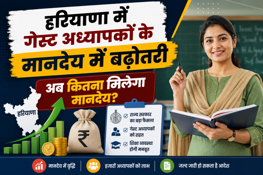 Guest Teachers' News in Haryana